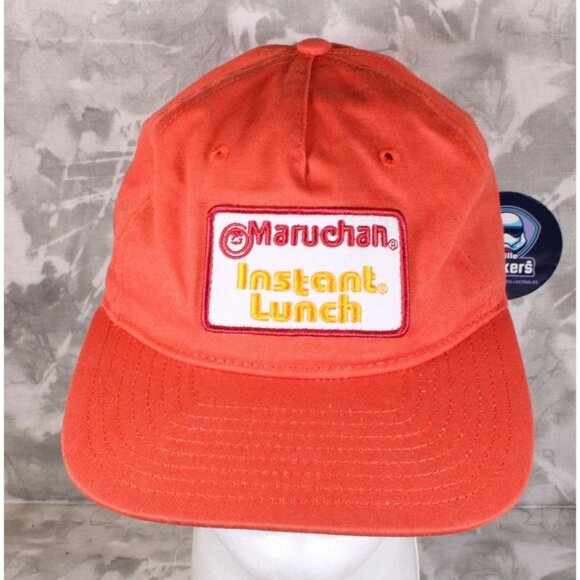 Maruchan Instant Lunch Burnt Orange Snapback Adjustable Baseball Cap Hat - Picture 1 of 7